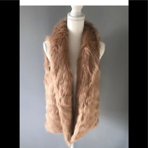 BCBG Generation Faux Fur Vest  SIZE M, NWT